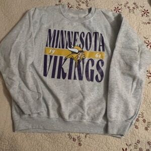 Gildan Gray Minnesota Vikings Sweatshirt